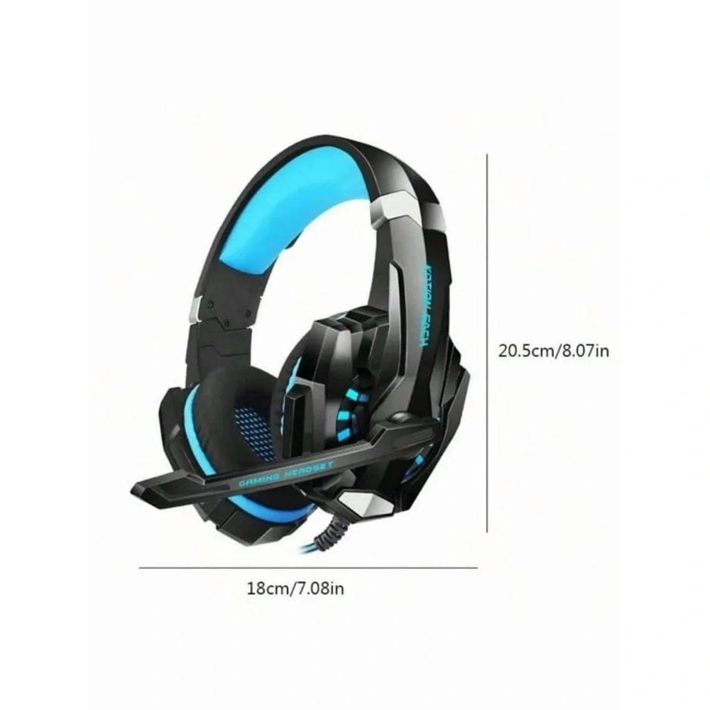 New Blue and Black Gaming Headset